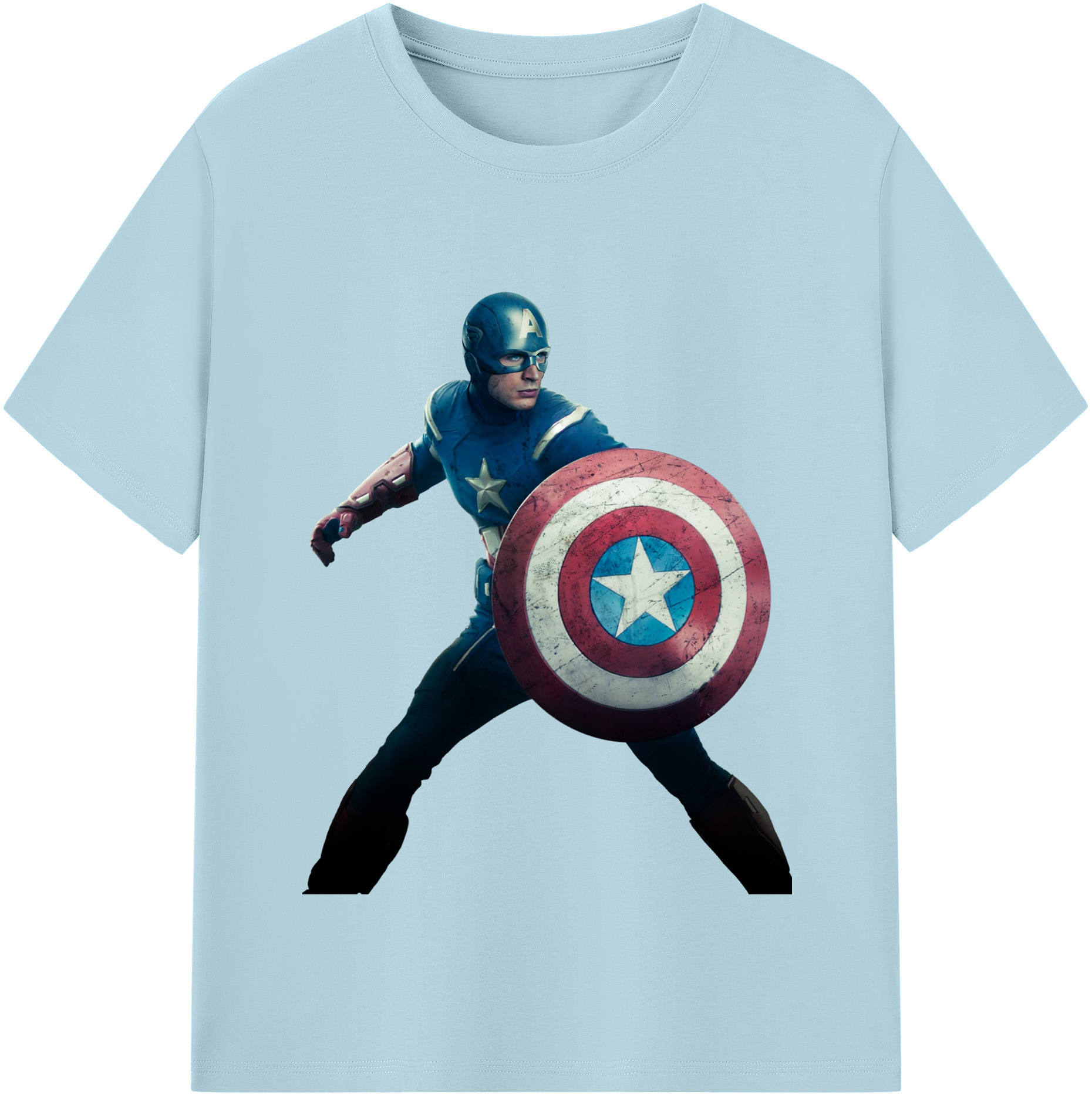（画像用） アベンジャーズ The Avengers 綿100％半袖Tシャツ（フロントプリント）